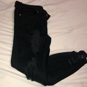 Black Ripped Jeans